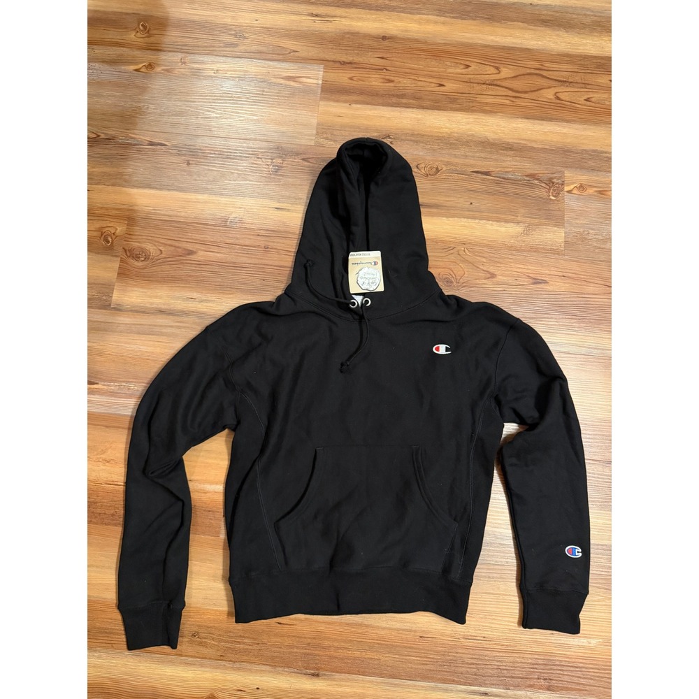 Champion Reverse Weave Hoodie Black Small NWT Sweatshirt